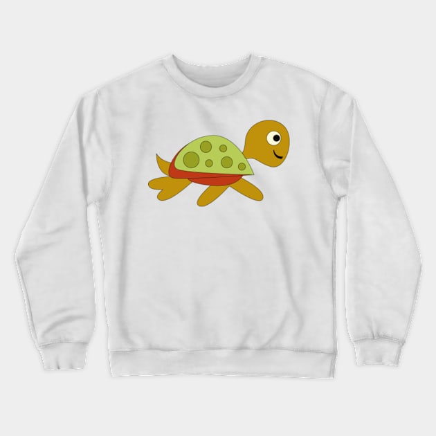 Cute Sea Turtle Crewneck Sweatshirt by Art master